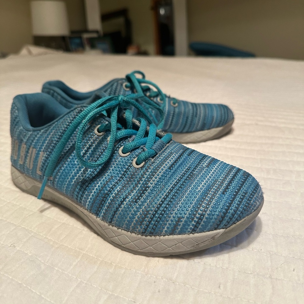 Womens NoBull Blue Striped Shoes